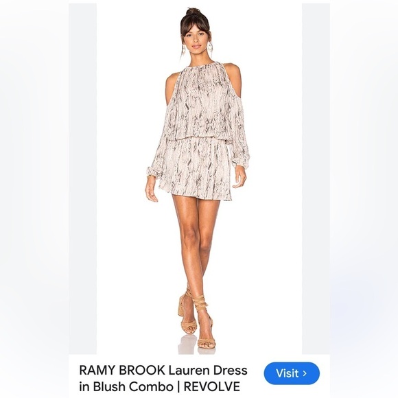 Ramy Brook Dresses & Skirts - Ramy Brook Snake Print Long Sleeve Dress size S
